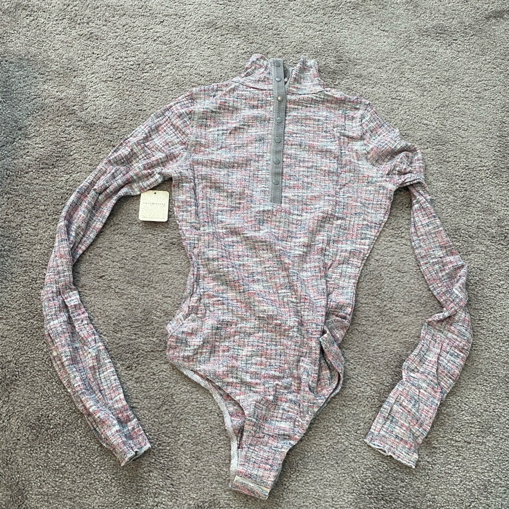 Cozy Multicolor Women’s Bodysuit by Free People